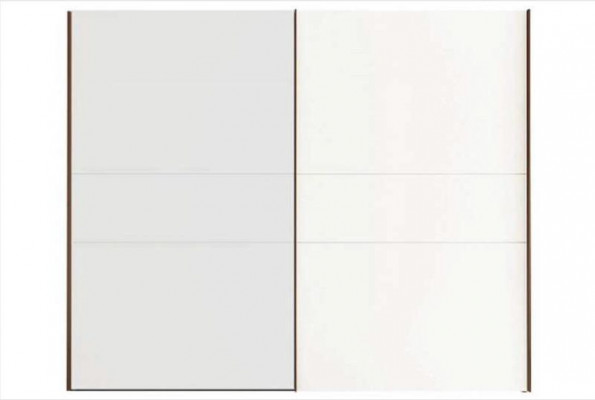 Moderní šatní skříň se zrcadlovými dveřmi - nábytek do ložnice.