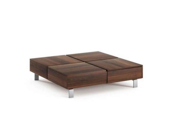 Wohnzimmer Couchtisch Luxus Walnuss Natur Designer Neue Einrichtung