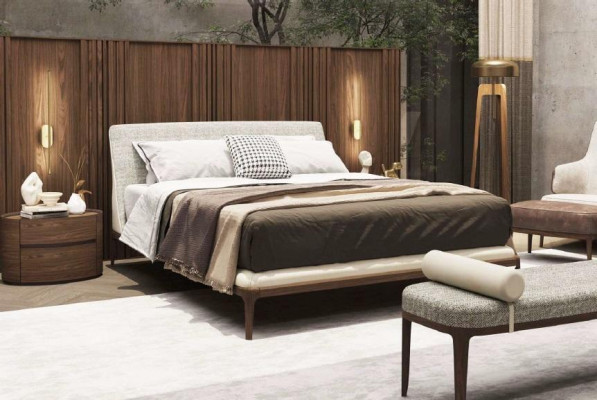 Designérský noční stolek z masivního dřeva Moderní design Ložnice nábytek