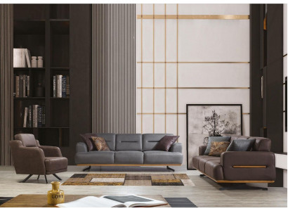 Sofa sestava 3+2+1 místná sada designových sedaček, čalouněné pohovky, moderní nové