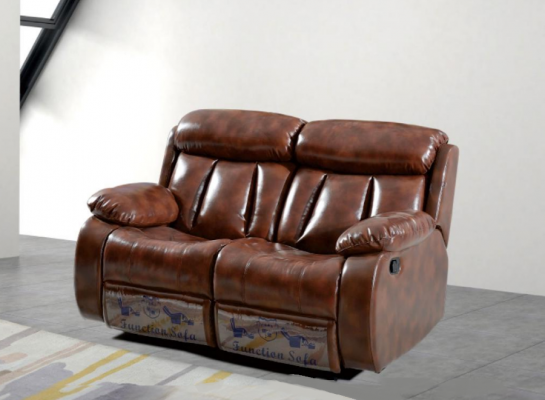 Sofa 2 Sitzer Design Potah Moderní Kůže Tkanina Obývací Pokoj Dvousedadlo