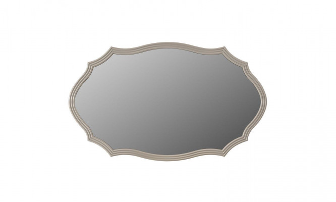 Zrcadlo na zeď Dekorativní luxusní design obývacího pokoje Beige 150x90 Dřevo
