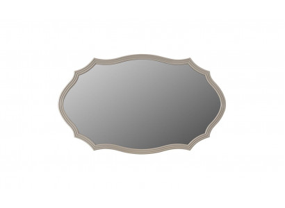 Zrcadlo na zeď Dekorativní luxusní design obývacího pokoje Beige 150x90 Dřevo