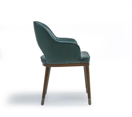 Luxus Stuhl mit Armlehnen Designer Esszimmer Neu Modern Möbel Polstersitz