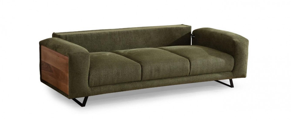 Moderní zelená polstrovaná pohovka Obývací pokoj Designérská kredenční skříň Luxusní kredenční skříň