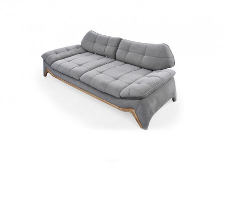 Šedá pohovka od designéra 3místná pro obývací pokoj Noble Couch