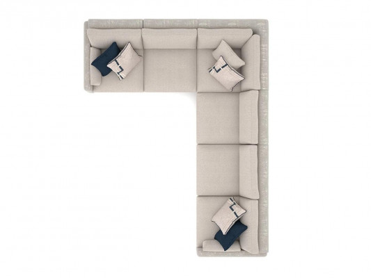 Design obývacího pokoje Pohovka Nábytek Rohová sedací souprava L-Forma Pohovka Potah Nový Textil