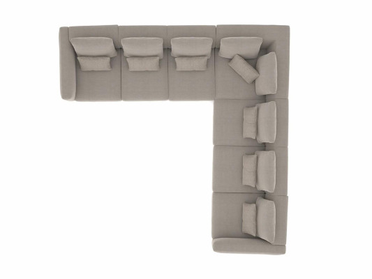 Designer Polstermöbel Ecksofa L-Form Einrichtung Garnitur Polster Textil Neu