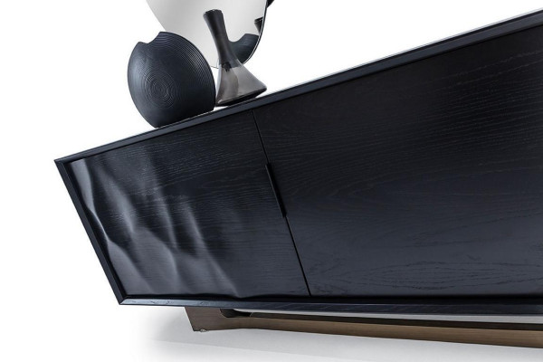 Sideboard Buffet Spiegel Esszimmer Wohnzimmer Modern Design 2tlg. Set