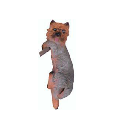 Věšící pes socha socha zahrada dekorace 24cm figuríny sochy sochy