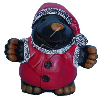 Design postavičky krtka Mikuláše zahrady socha sochařské sochy Claus