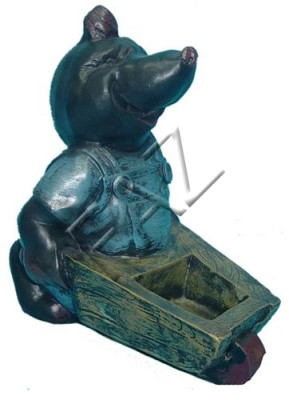 Krtková socha figuríny sochy socha zahrada dekorace deko figurky hrnce nový