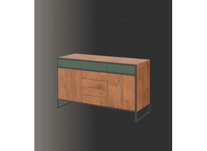 Komoda hnědá Elegantní design Moderní nábytek Šatník Krásný