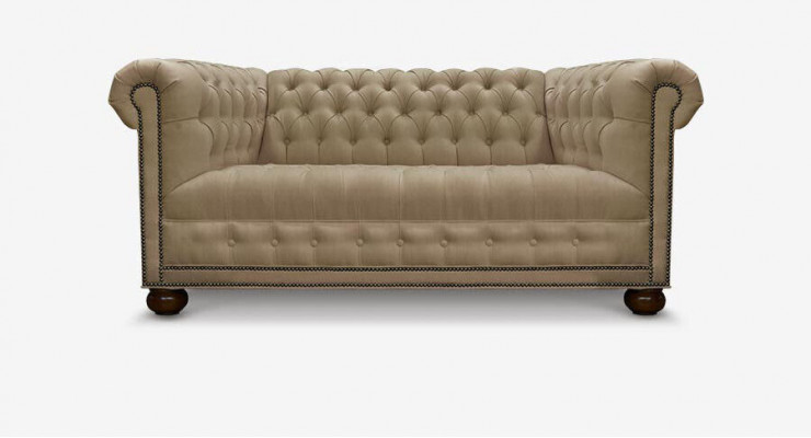 Chesterfield látková sedací souprava, designová židle, gauč 3+2+1