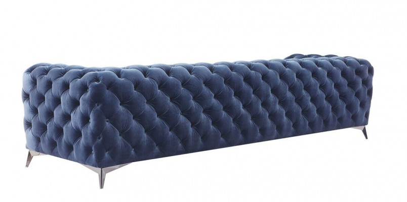 Sofa Chesterfield Pohovka Čalouněná XXL Velká Garnitur Textil 4+1+1 designer