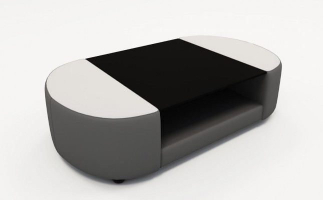 Sofa stůl obývací pokoj Design Sklo Pohovka Stůl Polstrování Stůl Stoly