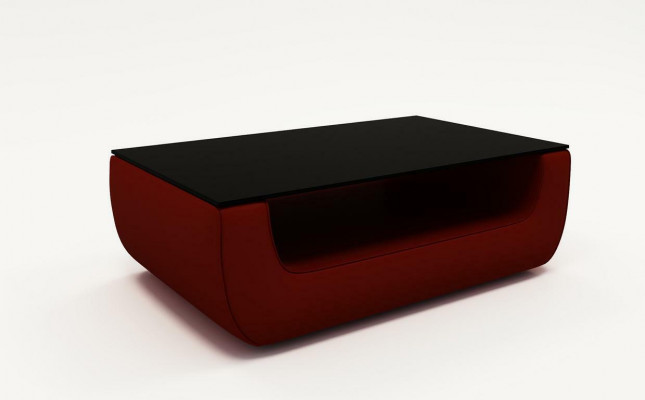 Skleněný stůl Design Stoly Moderní Pohovka Pohovka Obývací pokoj Kožený Beistell