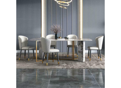 Luxus Moderní Mramor Styl Jídelní Stůl Nábytek Stoly Jídelna Design Kuchyň