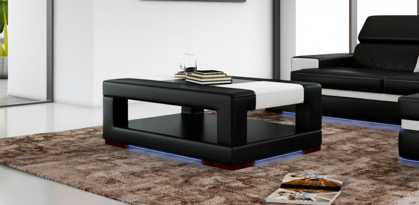 Luxus obývací pokoj skleněný stůl designérský servisní stůl stolky Wohnen
