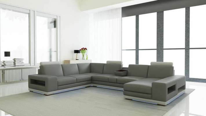 Ledová pohovka Pohovka Obývací krajina U-Forma Design Moderní Pohovka 5154