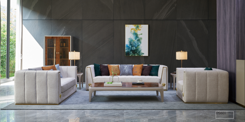 Sofa souprava 3+2+1 sezení Klasická obývací stěna Dekorační sedací soupravy Kanapeše