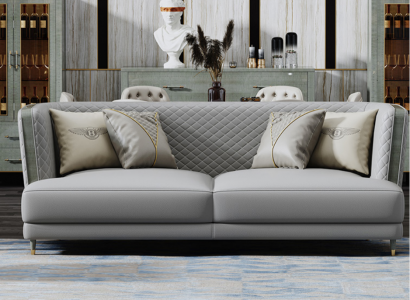 Třísedák Pohovka čalouněná Design Sedací Souprava Dekorativní Pohovky Pokoj Nábytek Moderní