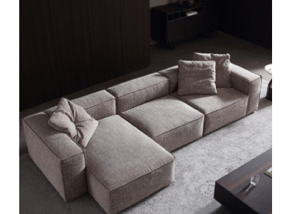 Design Polsterung Textil Modern Elegant Design Stoff Ecksofa L-Form Design Potah Tkanina Moderní Elegantní Design Látka Rozkládací Pohovka v L-Formě