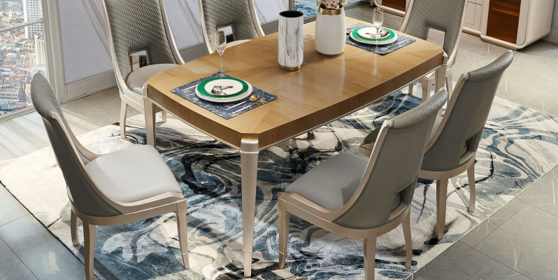 Stůl Moderní design ze dřeva Stůl jídelní stůl bytu Stoly 170x98cm
