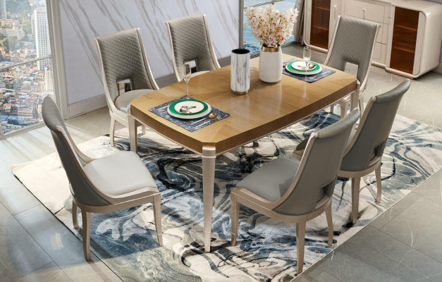 Stůl Moderní design ze dřeva Stůl jídelní stůl bytu Stoly 170x98cm