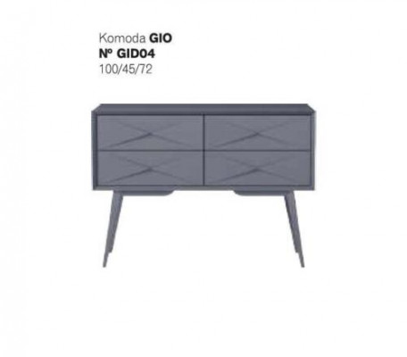 Komoda skříň sideboard Moderní komody Dřevěné šedé dřevěné sideboardy Nábytek Nový