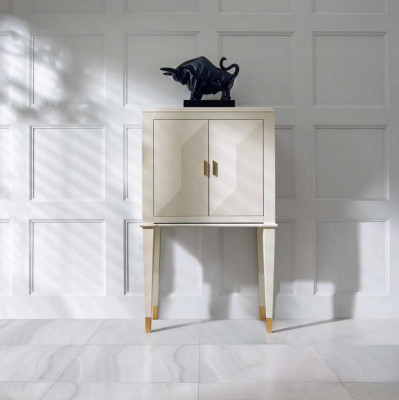 Komoda Skříňky Komody Dřevo Luxusní Sideboard Obývací pokoj Nábytek Béžový Šatník