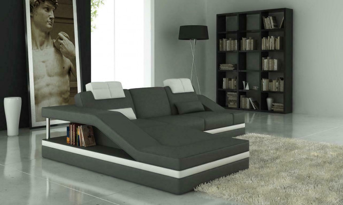 Design rohy polštáře rohová pohovka XXL BigCouch kožená sedací souprava