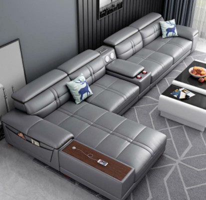 Ecksofas Ecksofa L-form Polster Sofa Sofas Relax Sitz Möbel Wohnlandschaft Couch