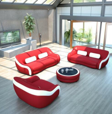 3místná (bez 2+1) pohovka gauč potahovat pohovky kůže sedadlo design