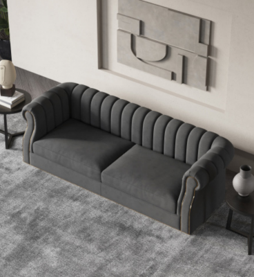 Designer Pohovka 3 Místná Moderní Pohovky Čalouněné Design Pohovka Třísedadlová