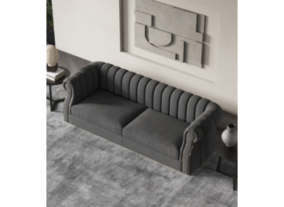 Designer Pohovka 3 Místná Moderní Pohovky Čalouněné Design Pohovka Třísedadlová