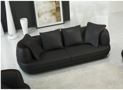 Návrhářský nábytek Sofa Coch 3-sedák Potahové pohovky Dekorace obývacího pokoje Sofa