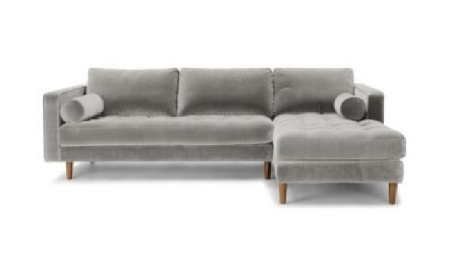 Ecksofa L-form Wohnlandschaft Eck Polstersofa Sitz Design Couch Sofas Stoff Neu
