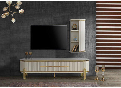 Luxus televizní skříň televizní stojan komoda příborník sideboard obývací stěna 2 kusy nové