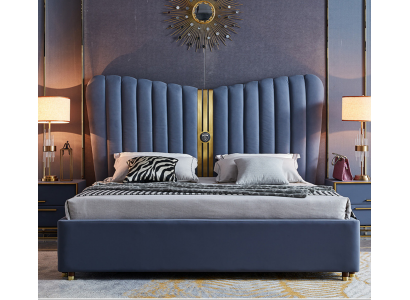 Postel Polstrový Design Luxusní Hotelové Postele 150/180 cm Ložnice Dvojité