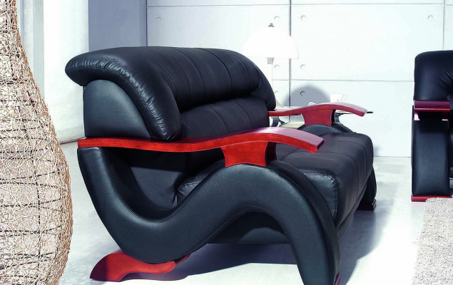 Moderní designérská sedací souprava gauč sedačka set luxusní kožené gauče