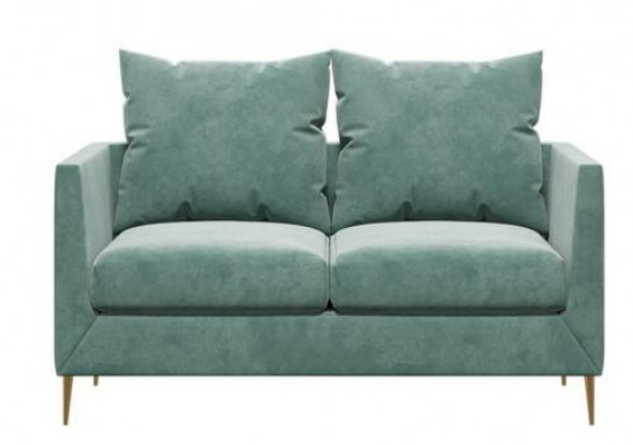 3v sedací souprava ze sametu s funkčním designem sedáku a posezením ve stylu lounge sofa.
