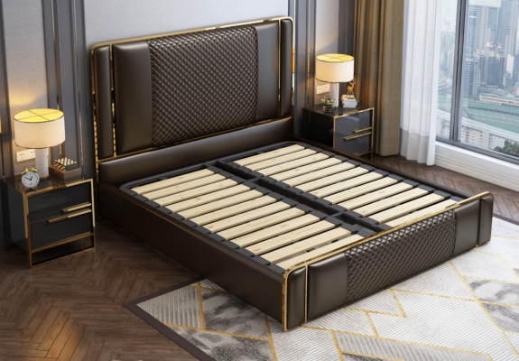 Postel Ložnice Design Nábytek Moderní Luxusní Postele Čalouněný Rám Nový