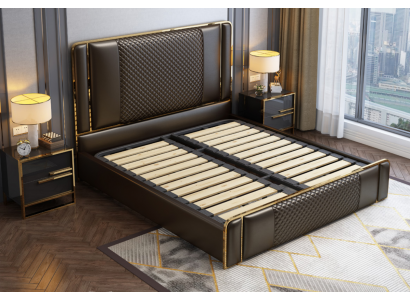 Postel Ložnice Design Nábytek Moderní Luxusní Postele Čalouněný Rám Nový
