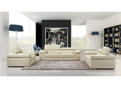 Sofa set Couch 80 20 upholstery leather sofa living room seat 3+2+1 set