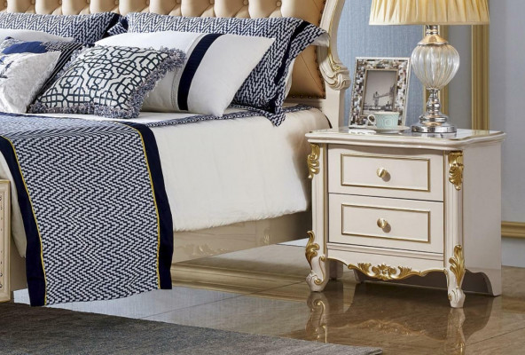 Design noční stolek konzole vedle postele ložnice luxusní konzolové stoly dřevo nové