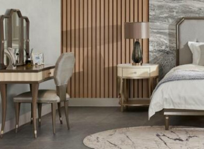 Vanity table Bedroom chest of drawers Chair Console table Luxury Solid wood 2-piece