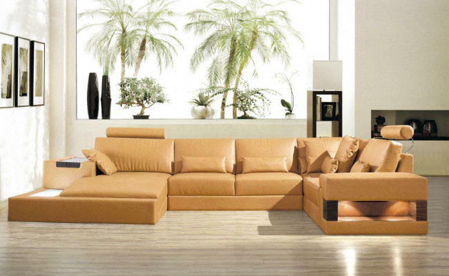 Velká XXL kůže pohovka sofa gauč potah rohová sedečka garnitura U tvar obývací krajina