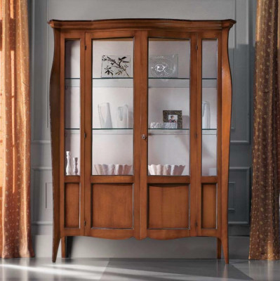 Vitríny Skříně Vitríny Skříň Dřevo Sklo Nábytek Obývací pokoj Klasická kredence