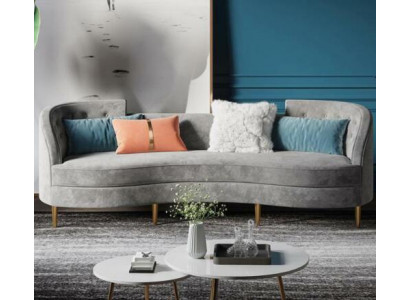 3místná látková sedací souprava Relaxační designová pohovka Lounge Sofas Textilní